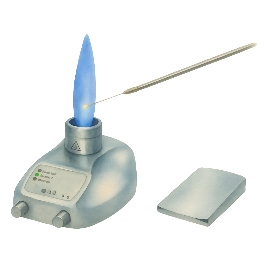 Bunsen Burner with Footswitch